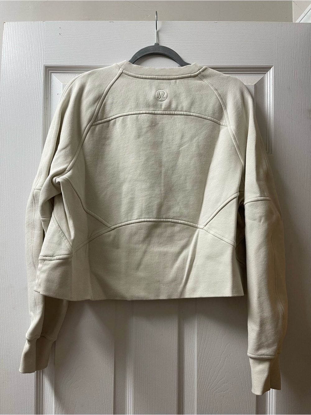 lululemon athletica Cream Embroidered Logo Crewneck Sweatshirt - Picture 5 of 6